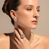Gradiva Baguettes | Diamond Earrings | 18K Gold