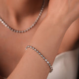 Gradıva Tennis Bracelet | Pırlanta Bilezik | 18 Ayar Altın