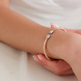 Gradiva Cuffs | Diamond Bracelet | 0.61 Cts. | 18K Gold