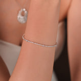 Gradıva Tennis Bracelet | Pırlanta Bilezik | 14 Ayar Altın