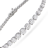 Gradıva Tennis Bracelet | Pırlanta Bilezik | 18 Ayar Altın