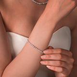 Gradıva Tennis Bracelet | Pırlanta Bilezik | 18 Ayar Altın