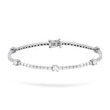 Gradıva Tennis Bracelet | Pırlanta Bilezik | 14 Ayar Altın