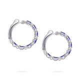 Gradiva Imperial Sapphire | Diamond Earrings | 0.67 Cts. | 18K Gold