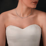 Gradiva Tennis Necklace | Diamond Necklace | 18K Gold