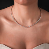 Gradıva Tennis Necklace | Pırlanta Gerdanlık | 18 Ayar Altın