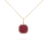 Gradiva Quadro | Diamond Necklace/Pendant | 0.3 Cts. | 18K Gold