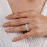 Gradiva Half Eternity | Diamond Ring | 14K Gold