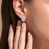 Gradiva Pavé Hoops | Doğal Pırlanta Mücevher Küpe