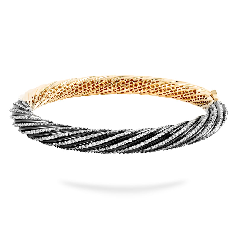Gradiva Bangles | Diamond Bracelet | 14K Gold