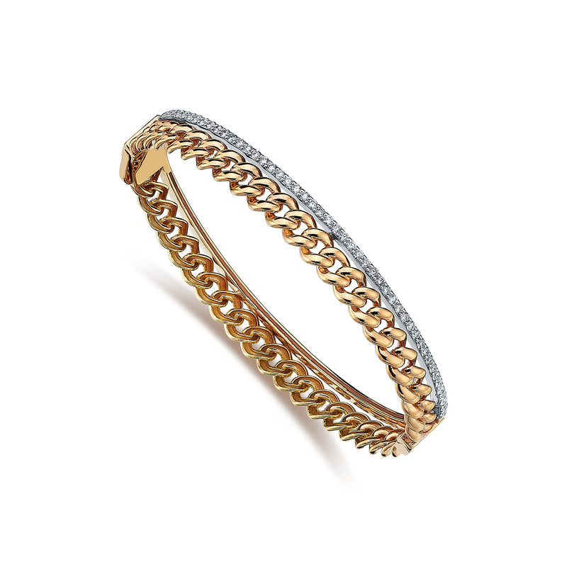 Gradiva Cuffs | Diamond Bracelet | 18K Gold