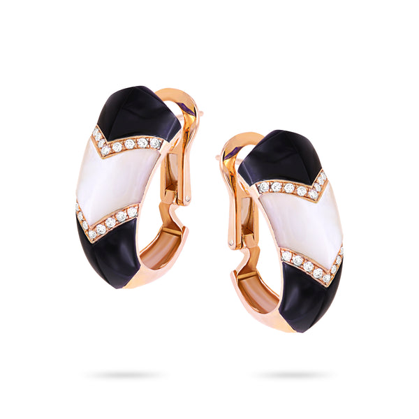 Gradiva Ocean Mist | Diamond Earrings | 18K Gold