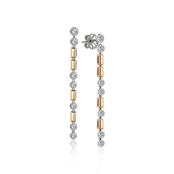 Gradiva Cadence | Diamond Earrings | 18K Gold