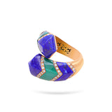 Gradiva Blue Lagoon | Diamond Ring | 18K Gold