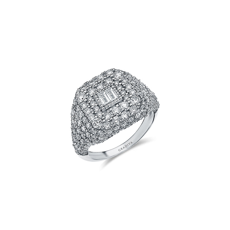 Gradiva Delights | Diamond Ring | 14K Gold