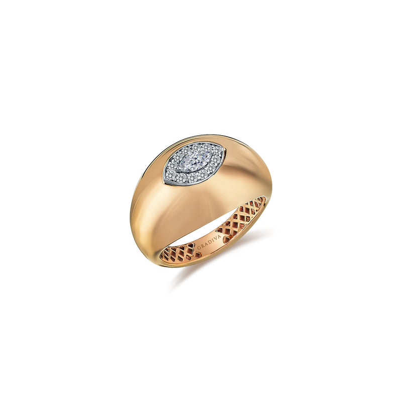 Gradiva Goldies | Diamond Ring | 18K Gold