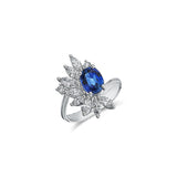 Gradiva Royal Sapphire | Natural Diamond Ring