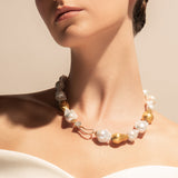 Gradiva Pearls | Diamond Necklace | 18K Gold