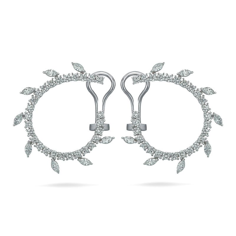 Gradiva Majestic Glow | Diamond Earrings | 18K Gold