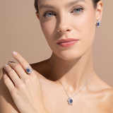 Gradiva Royal Sapphire | Natural Diamond Ring