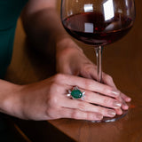 Gradiva Royal Emerald | Diamond Ring | 18K Gold