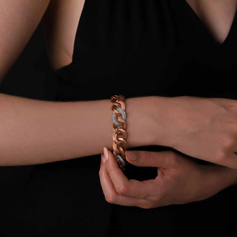 Gradiva Chains | Diamond Bracelet | 18K Gold