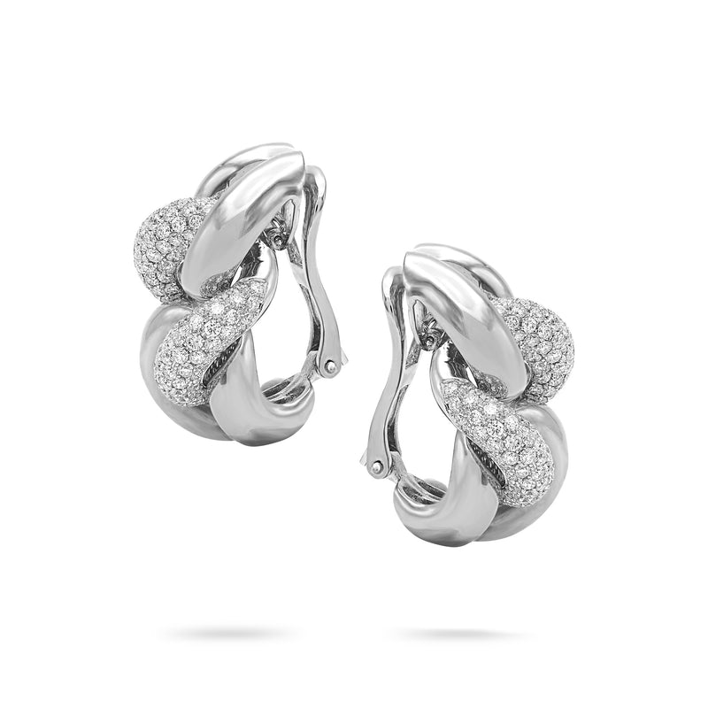 Gradiva Chains | Diamond Earrings | 18K Gold