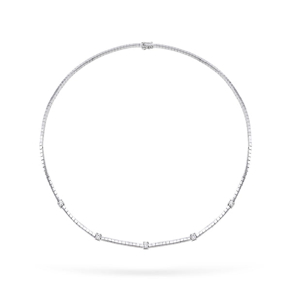 Gradiva Tennis Necklace | Diamond Necklace | 14K Gold