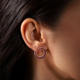 Gradiva Raspberry | Diamond Earrings | 0.87 Cts. | 18K Gold