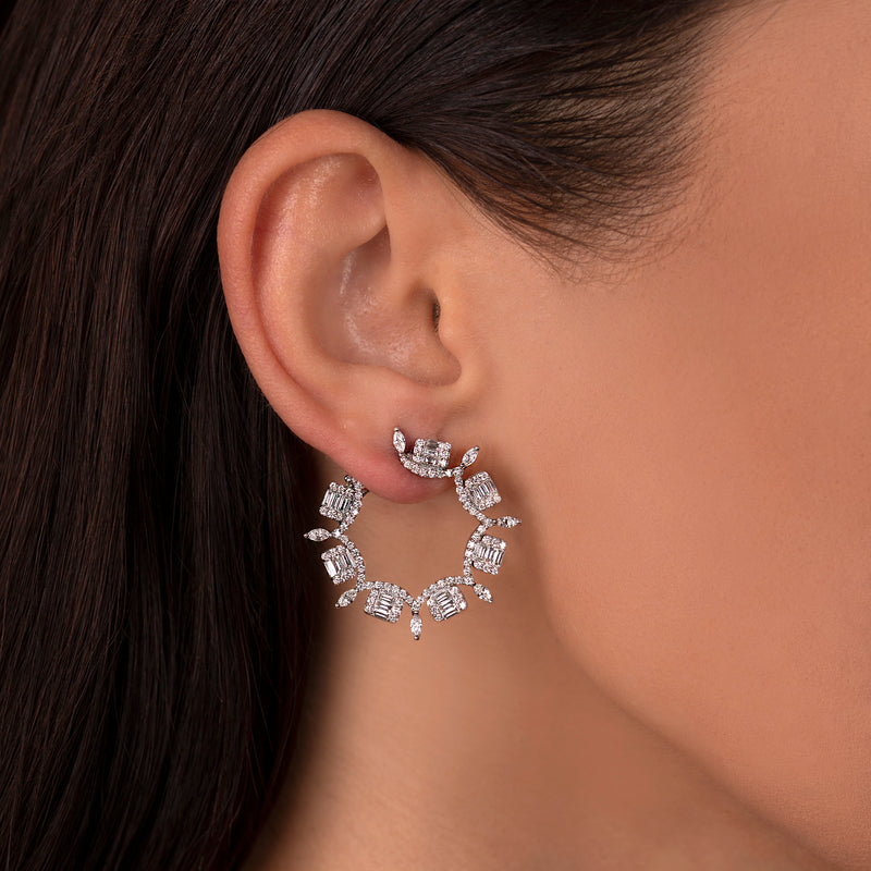 Gradiva Scarlett | Diamond Earrings | 2.55 Cts. | 14K Gold