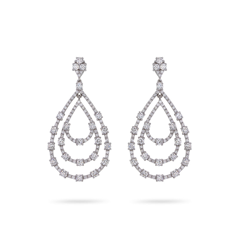 Gradiva Maia | Diamond Earrings | 4.6 Cts. | 18K Gold