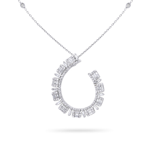 Gradiva Curve | Diamond Necklace/Pendant | 1.57 Cts. | 14K Gold