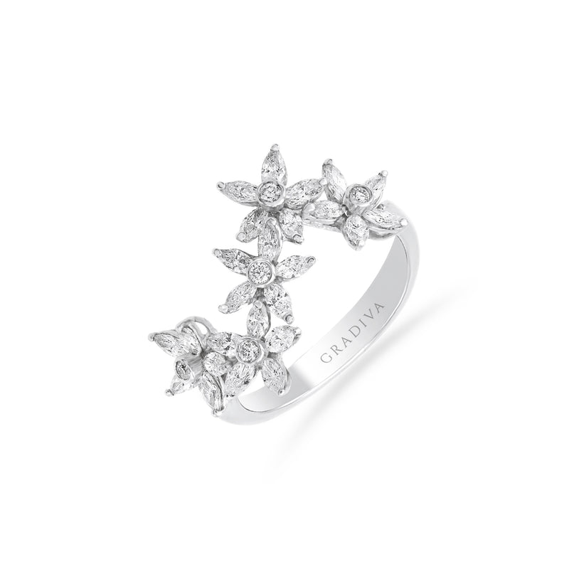 Gradiva Lilie | Diamond Ring | 18K Gold